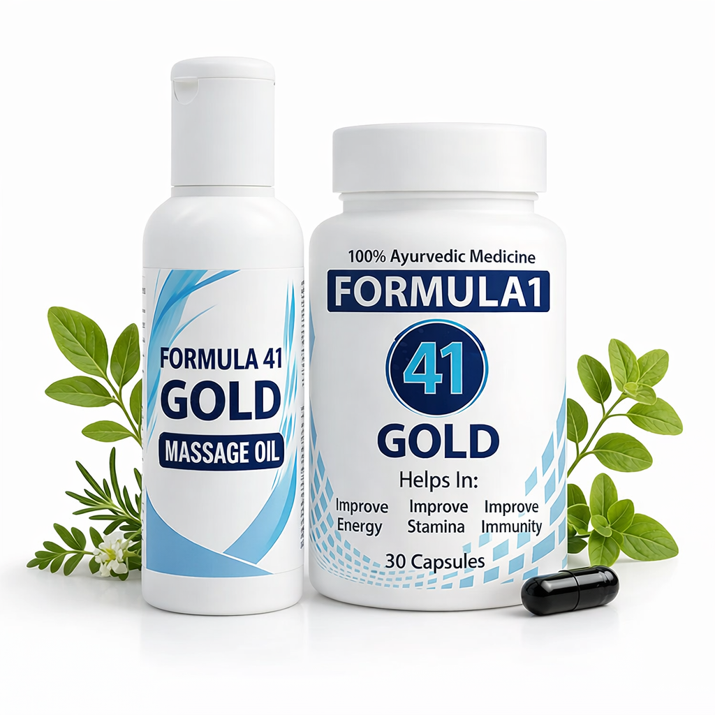 Formula-41 Gold Capsule and Oil Combo