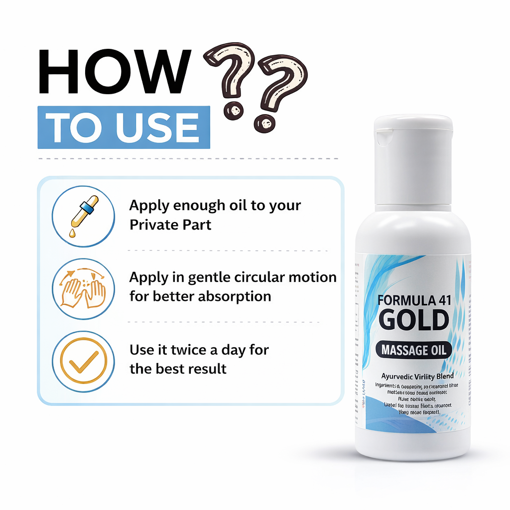 Formula 41 Gold Massage Oil for Men