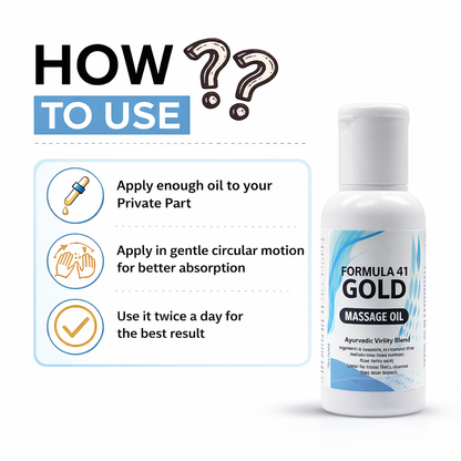 Formula 41 Gold Massage Oil for Men