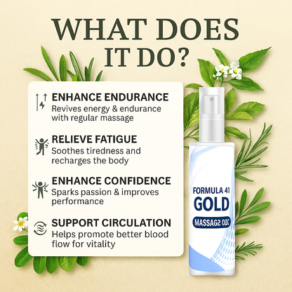 Formula 41 Gold Massage Oil for Men