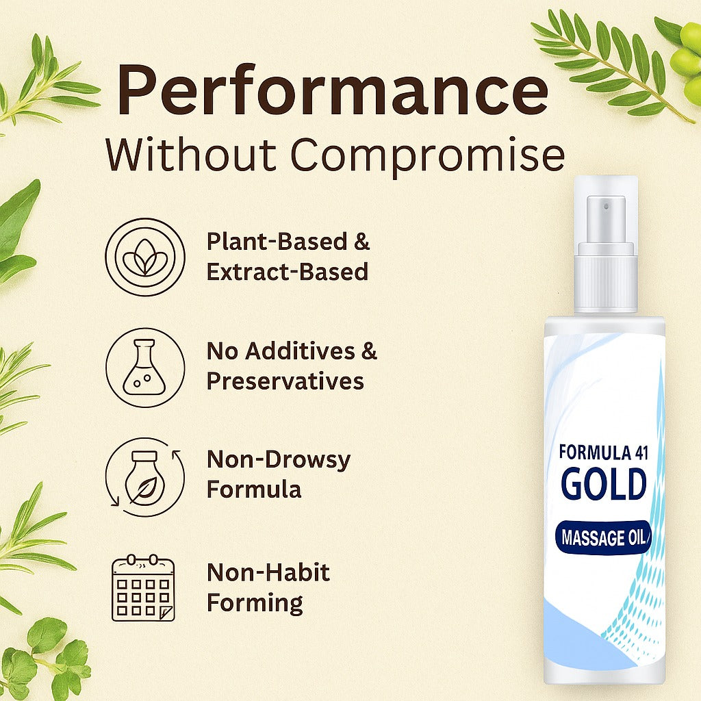 Formula 41 Gold Massage Oil for Men